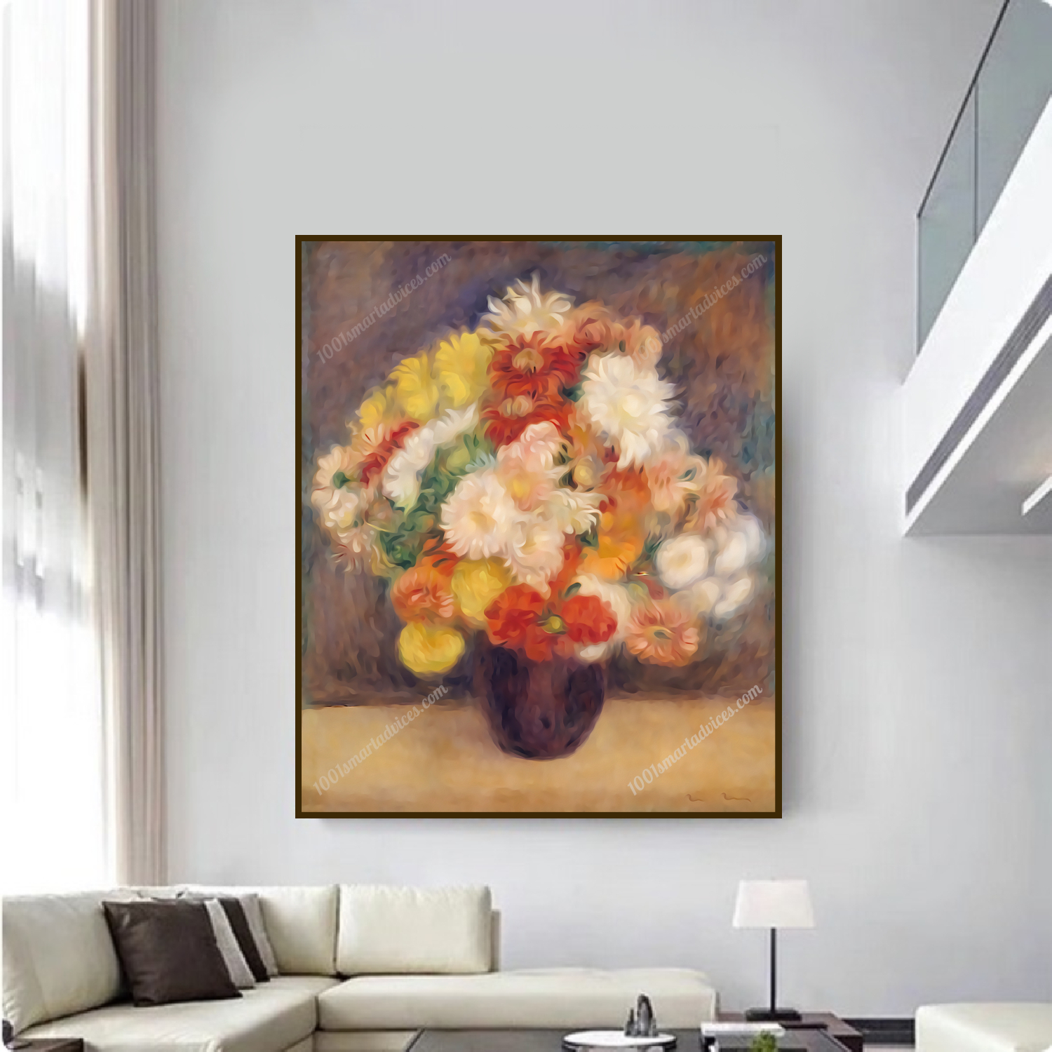 Bouquet of Chrysanthemums by Pierre-Auguste Renoir - Image 2