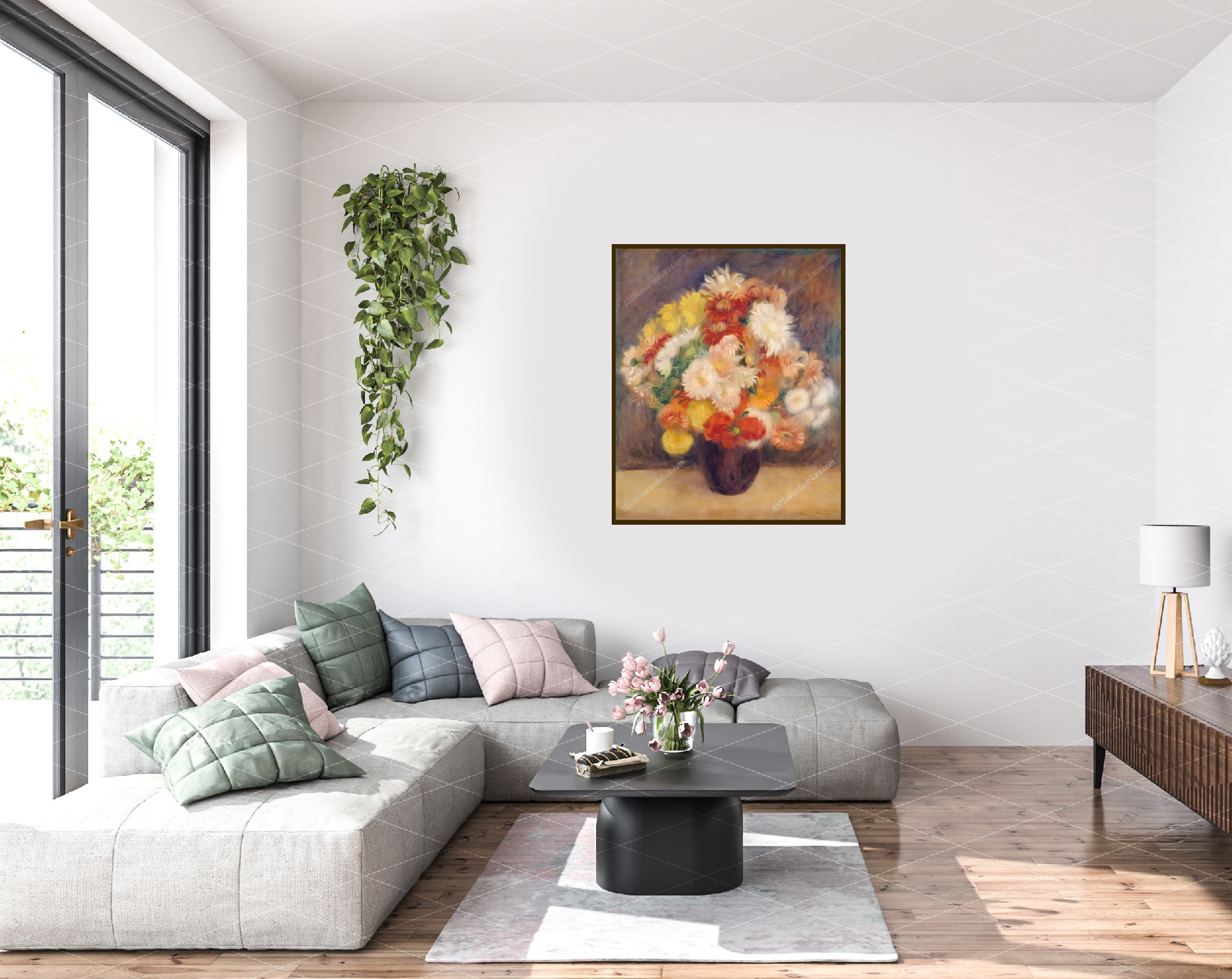 Bouquet of Chrysanthemums by Pierre-Auguste Renoir - Image 3