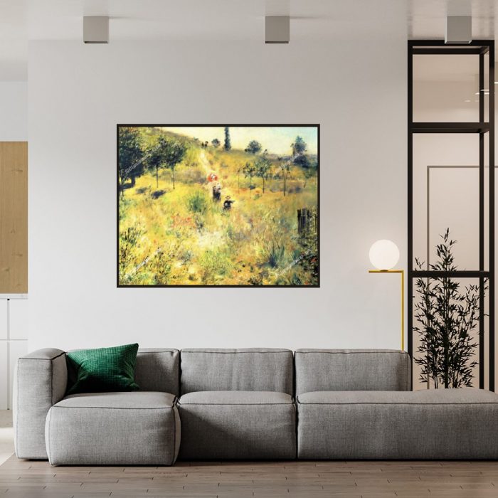 Chemin montant dans les hautes herbes by Pierre-Auguste Renoir