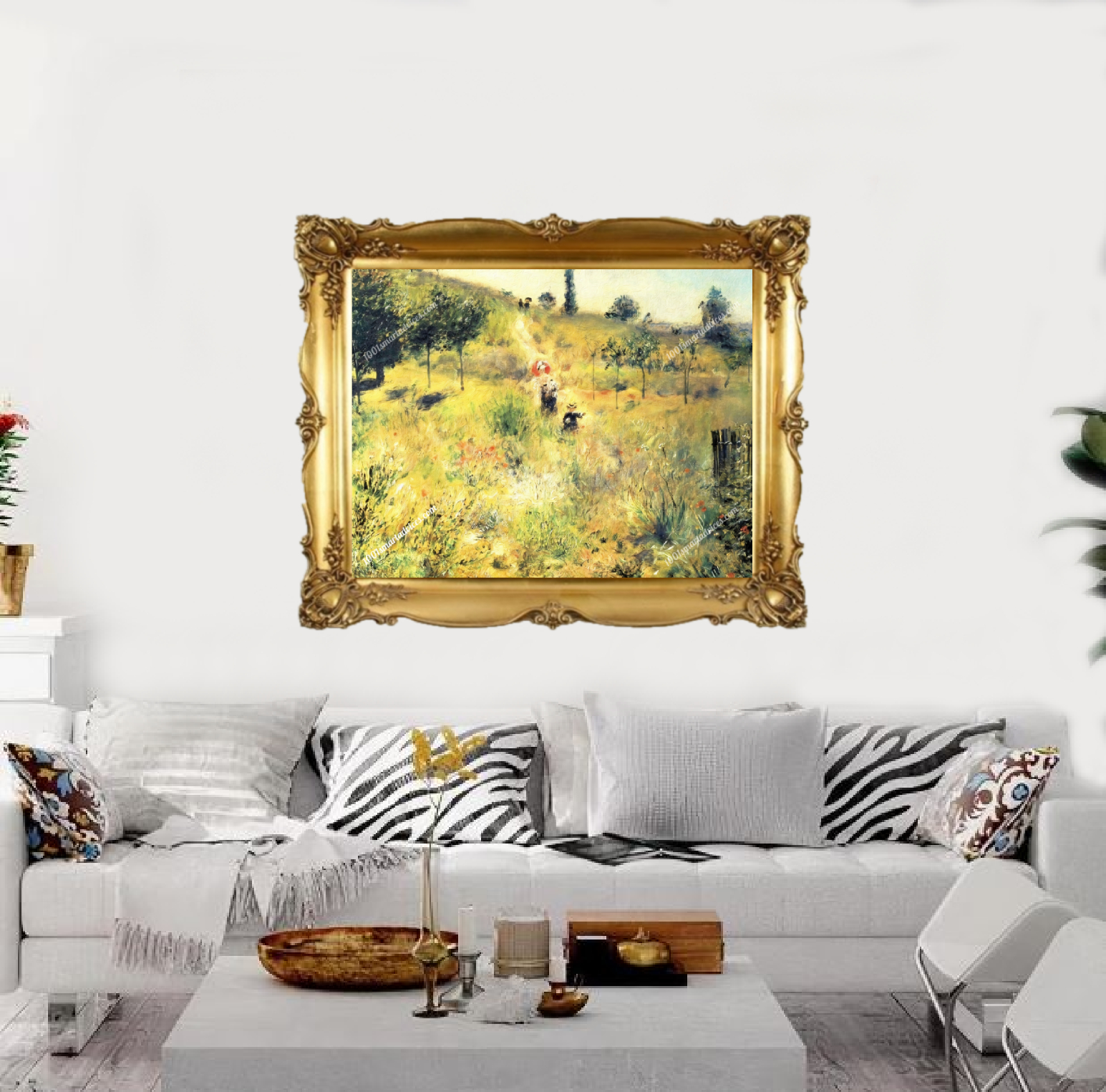 Chemin montant dans les hautes herbes by Pierre-Auguste Renoir - Image 3