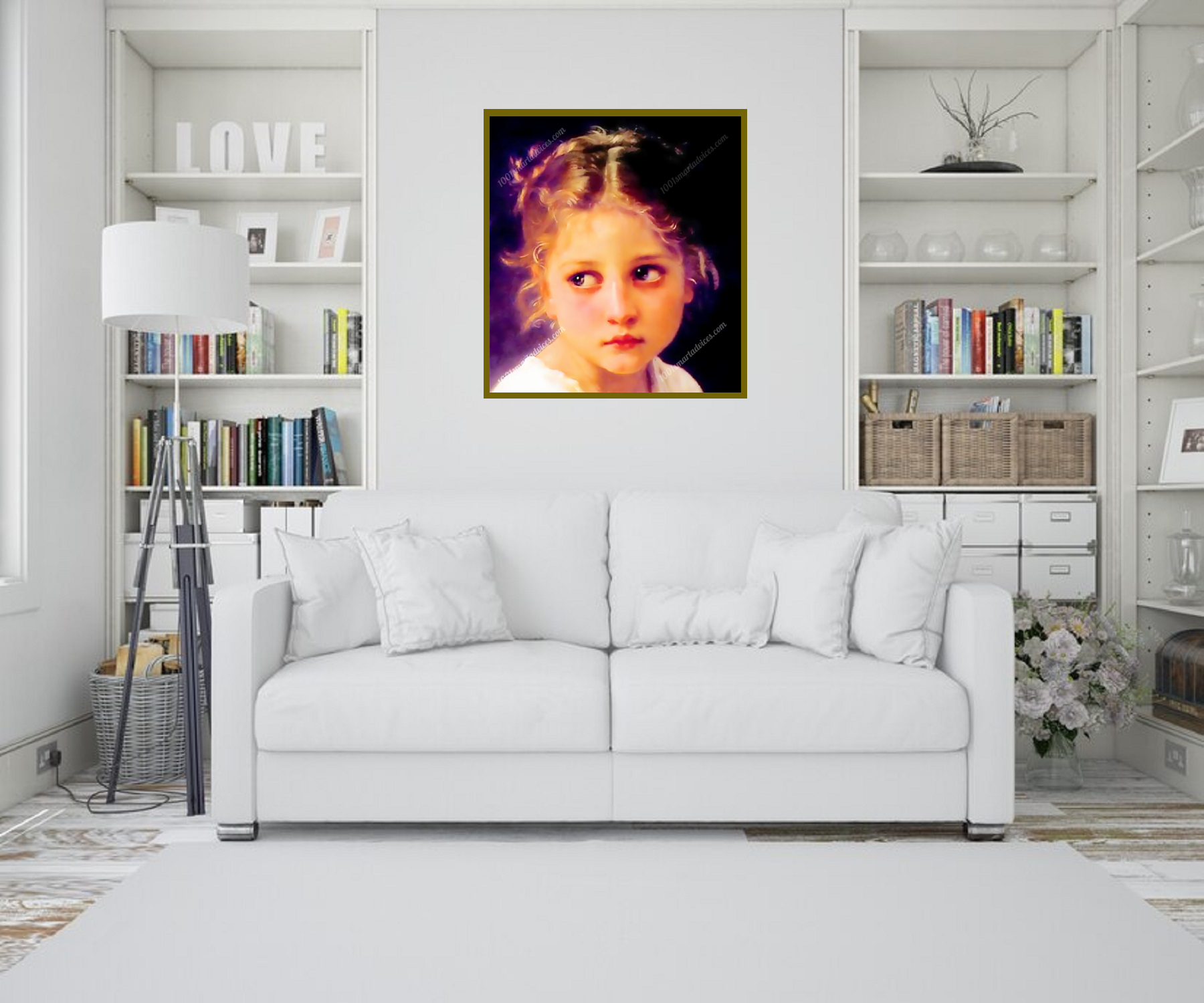 At the Foot of the Cliff by William-Adolphe Bouguereau - Image 4