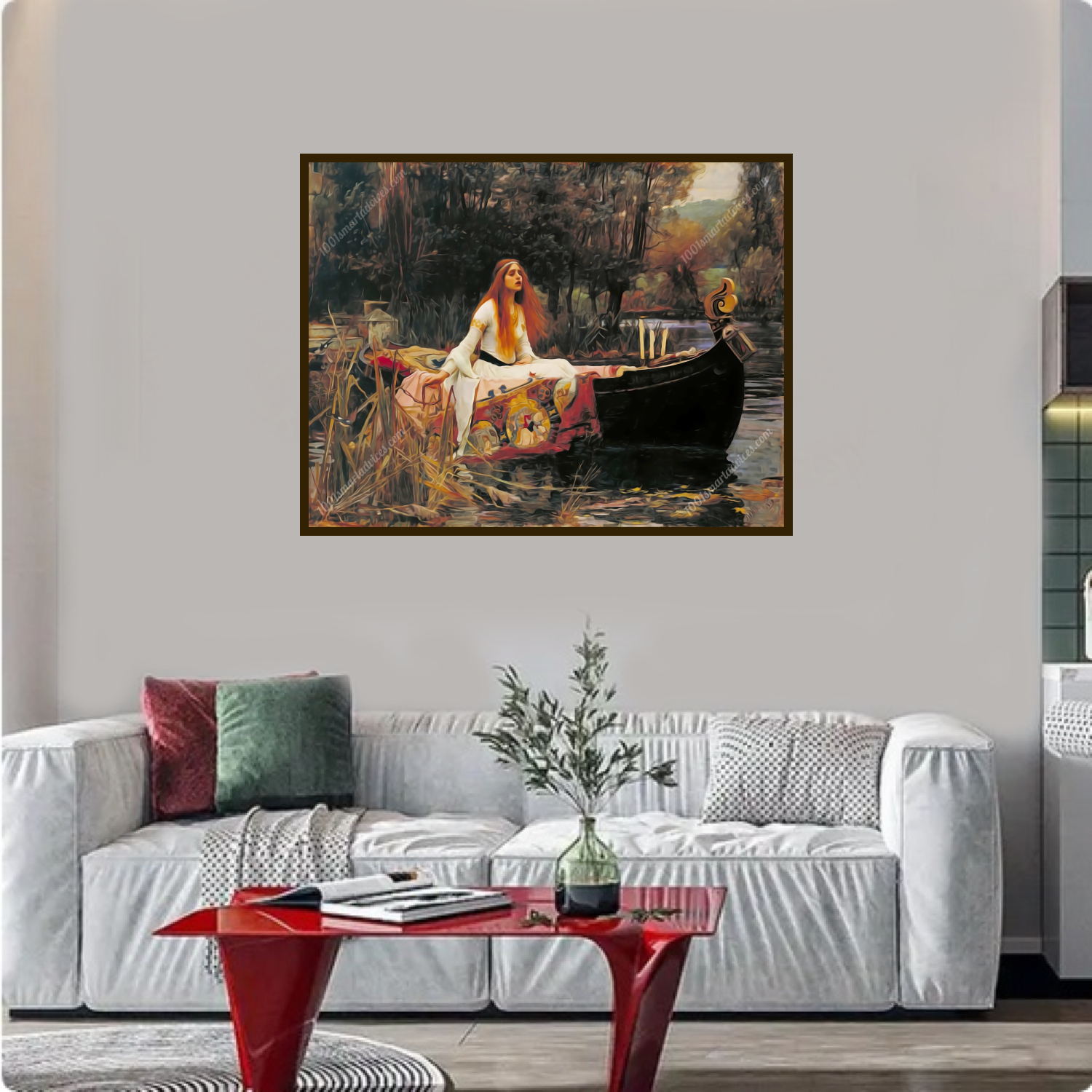 The Lady of Shalott by John William Waterhouse - Image 3