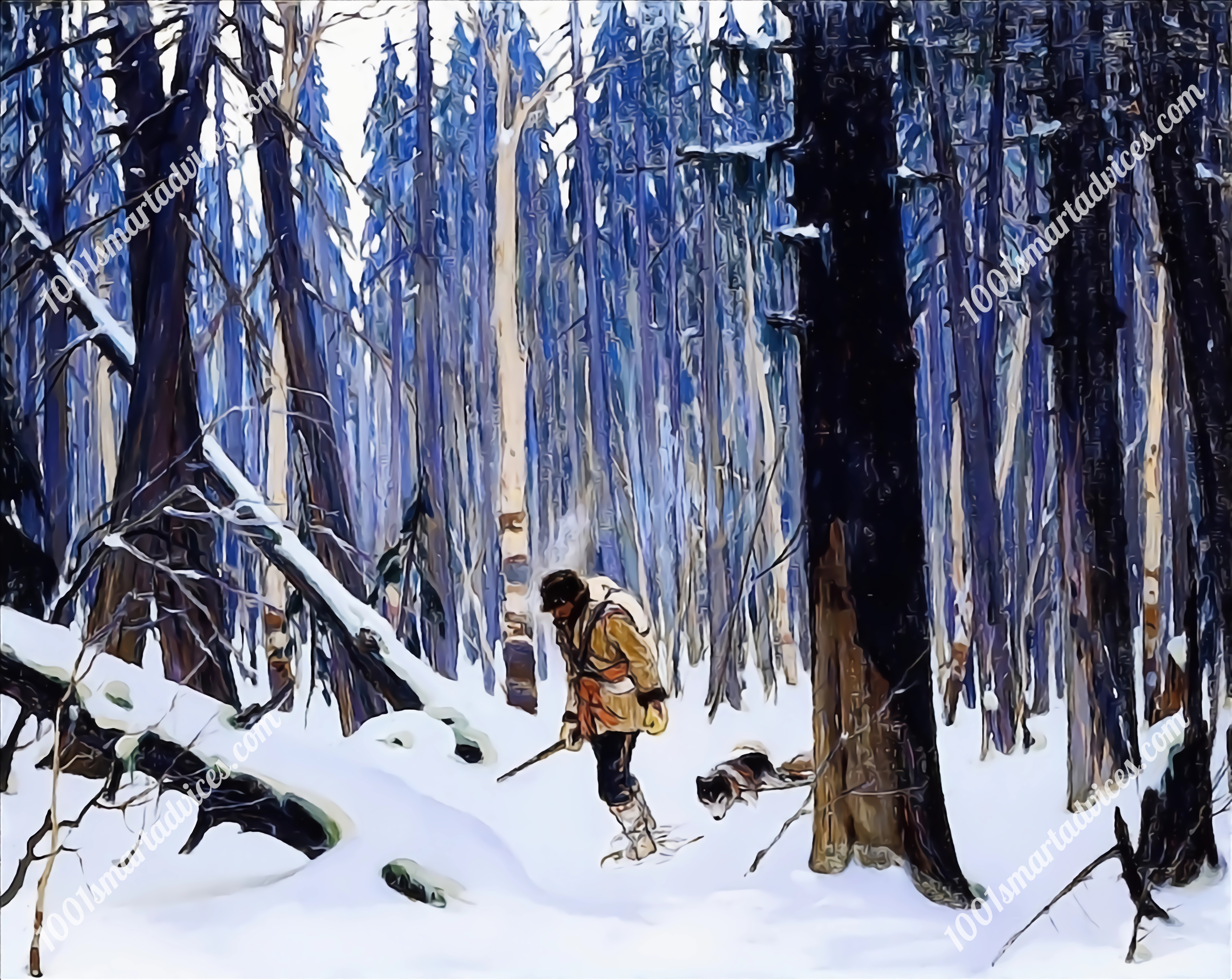Trapper in the Woods