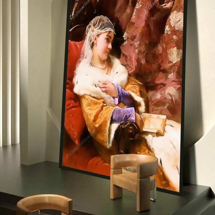 The Young Girl Reading by Charles-Louis Müller