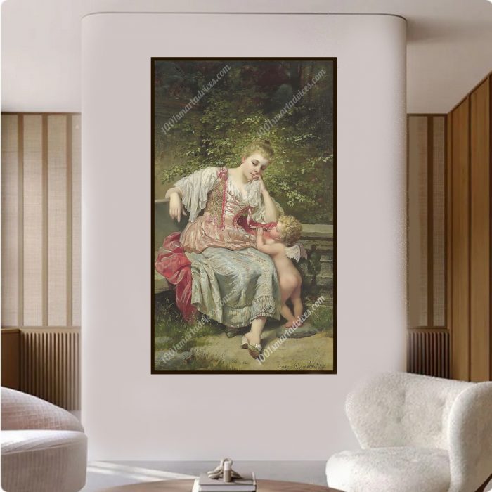 A Muse of Love by Eugen Johann Georg Klimsch