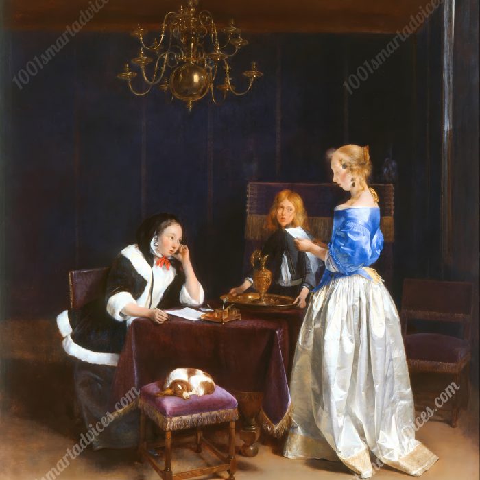 The Letter by Gerard ter Borch