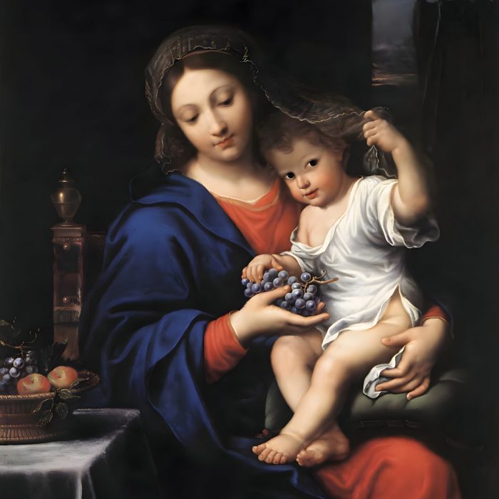 The Virgin of the Grapes by Pierre Mignard