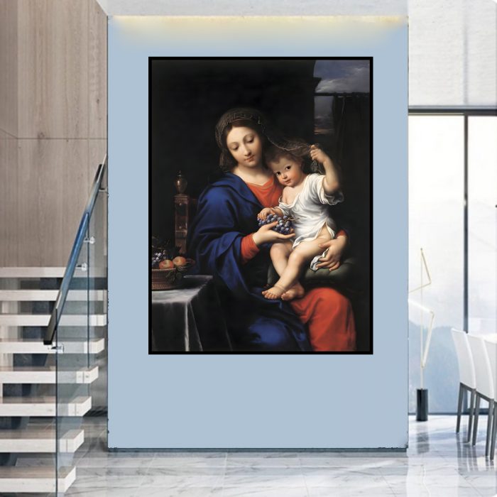 The Virgin of the Grapes by Pierre Mignard