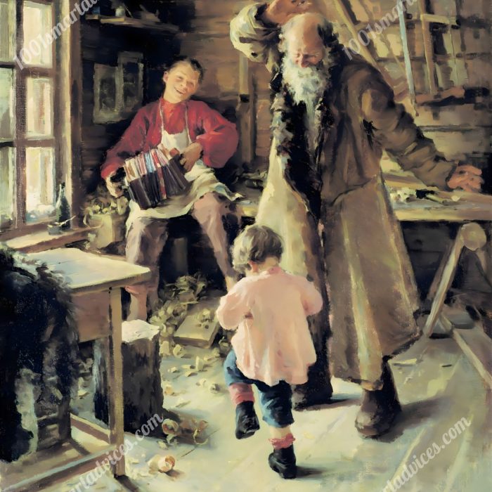 A Merry Moment by Antonina Rzhevskaya