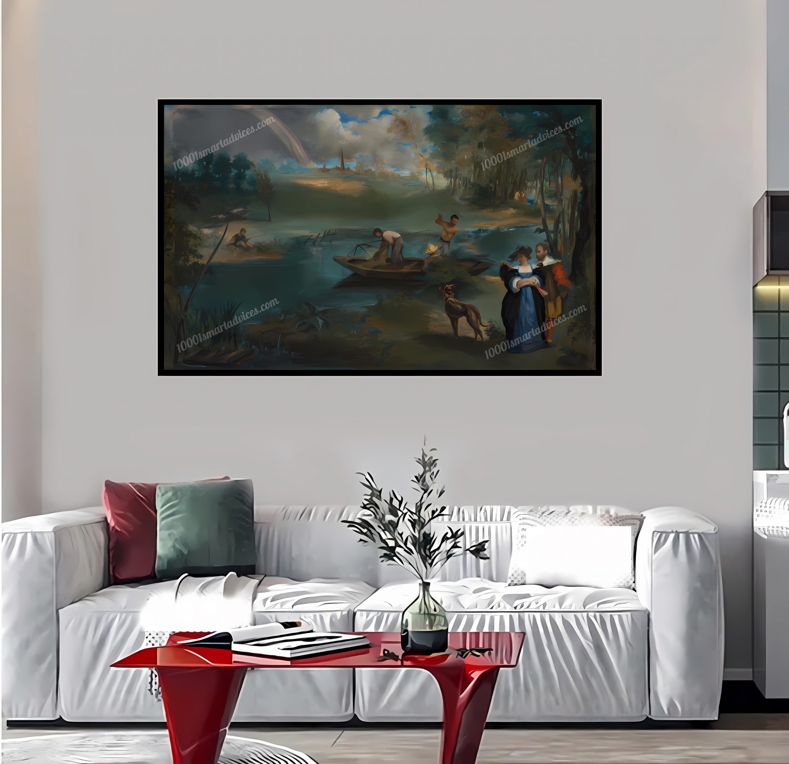 Fishing by Edouard Manet - Image 2