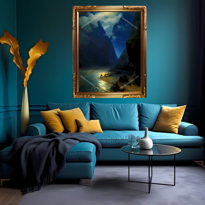 Darial Gorge by Ivan K. Aivazovsky