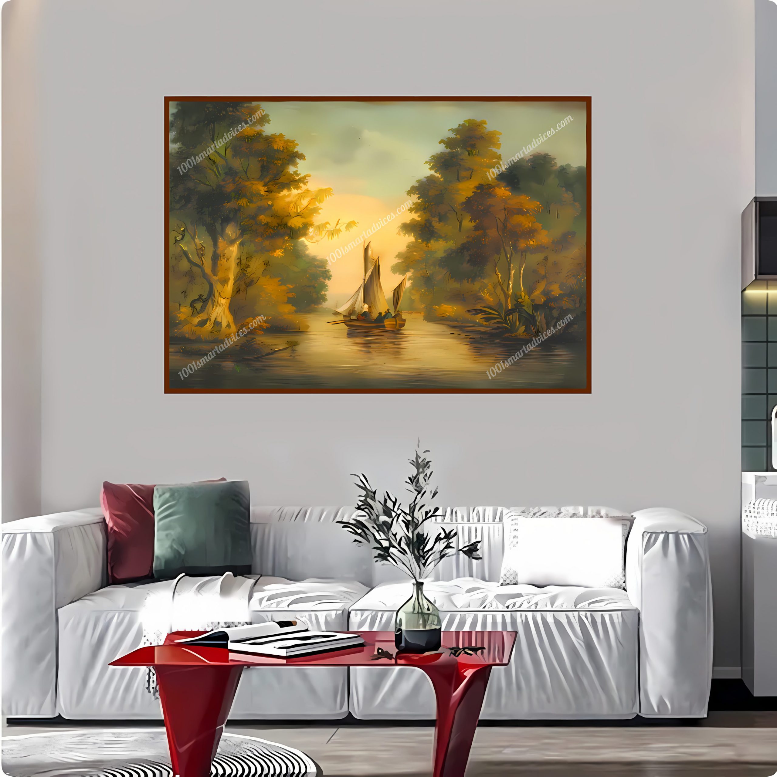 De Pontianak - River(Riviere De Pontianak) by C.W.M. Van de Velde - Image 2