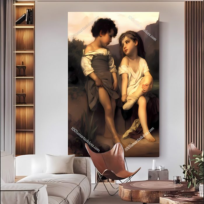 Les Petites Baigneuses(The Little Bathers) by William-Adolphe Bouguereau